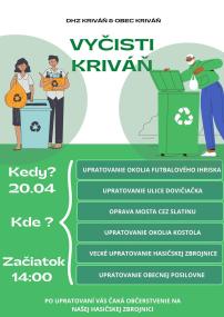 Vyčisti Kriváň - sobota 20.04.2024 o 14:00 hod.